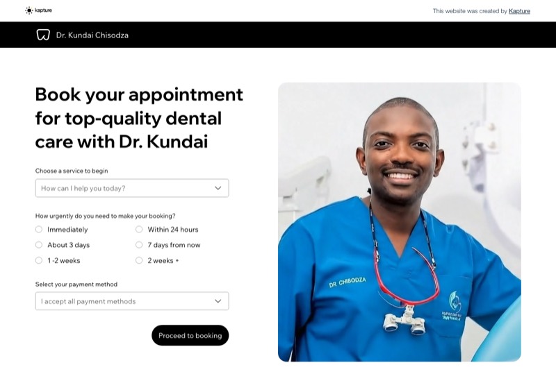 Dentist | Dr. Kundai Chisodza