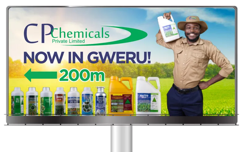 CP Chemicals Gweru billboard