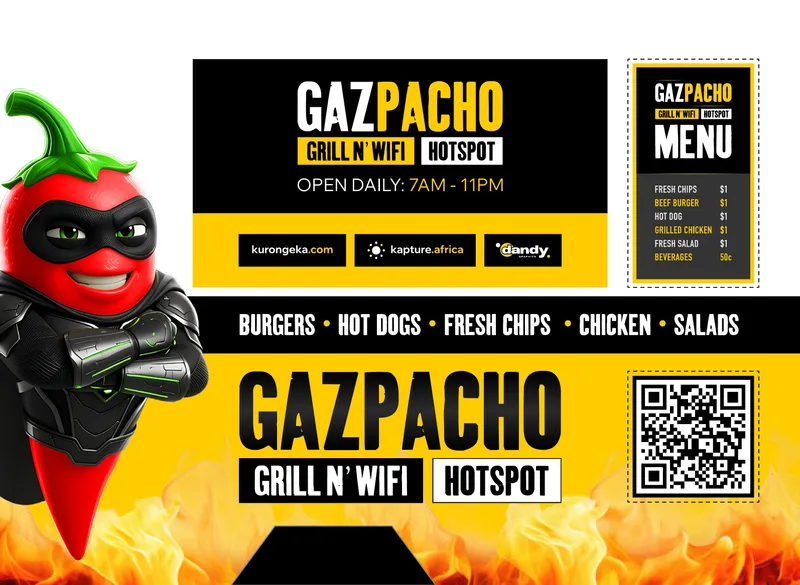Gazpacho mobile-kitchen wrap designed by Kapture