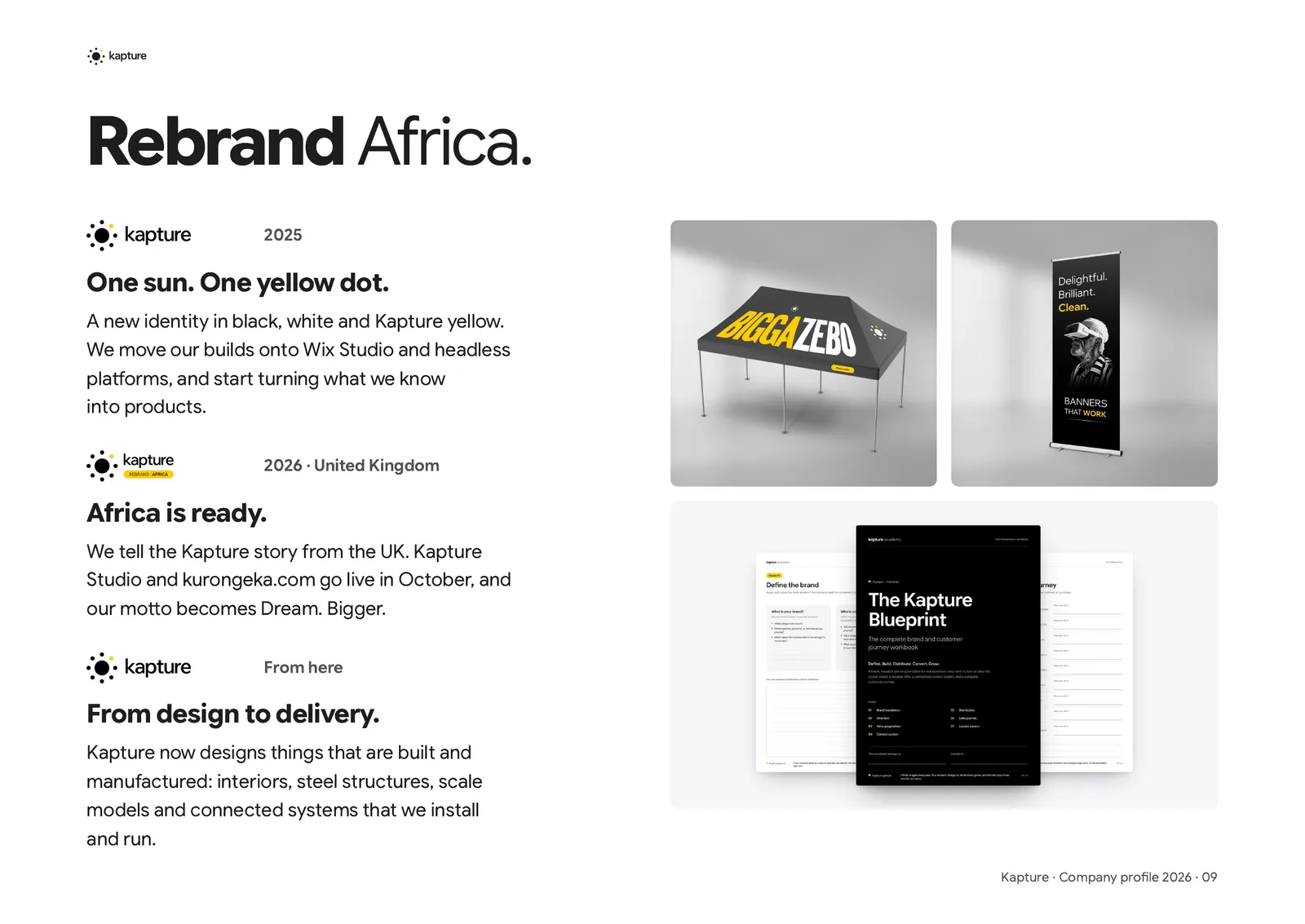 Profile page: Rebrand Africa.