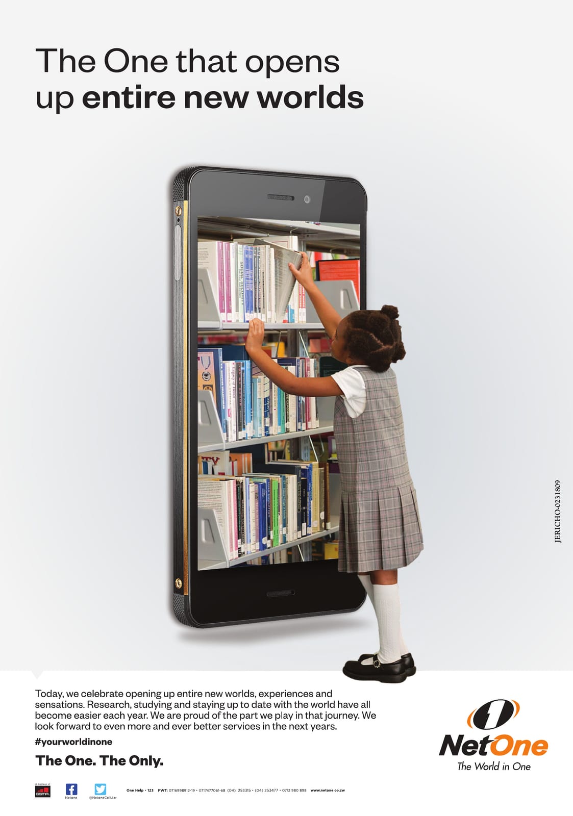 NetOne: Integrated report ad, 2019