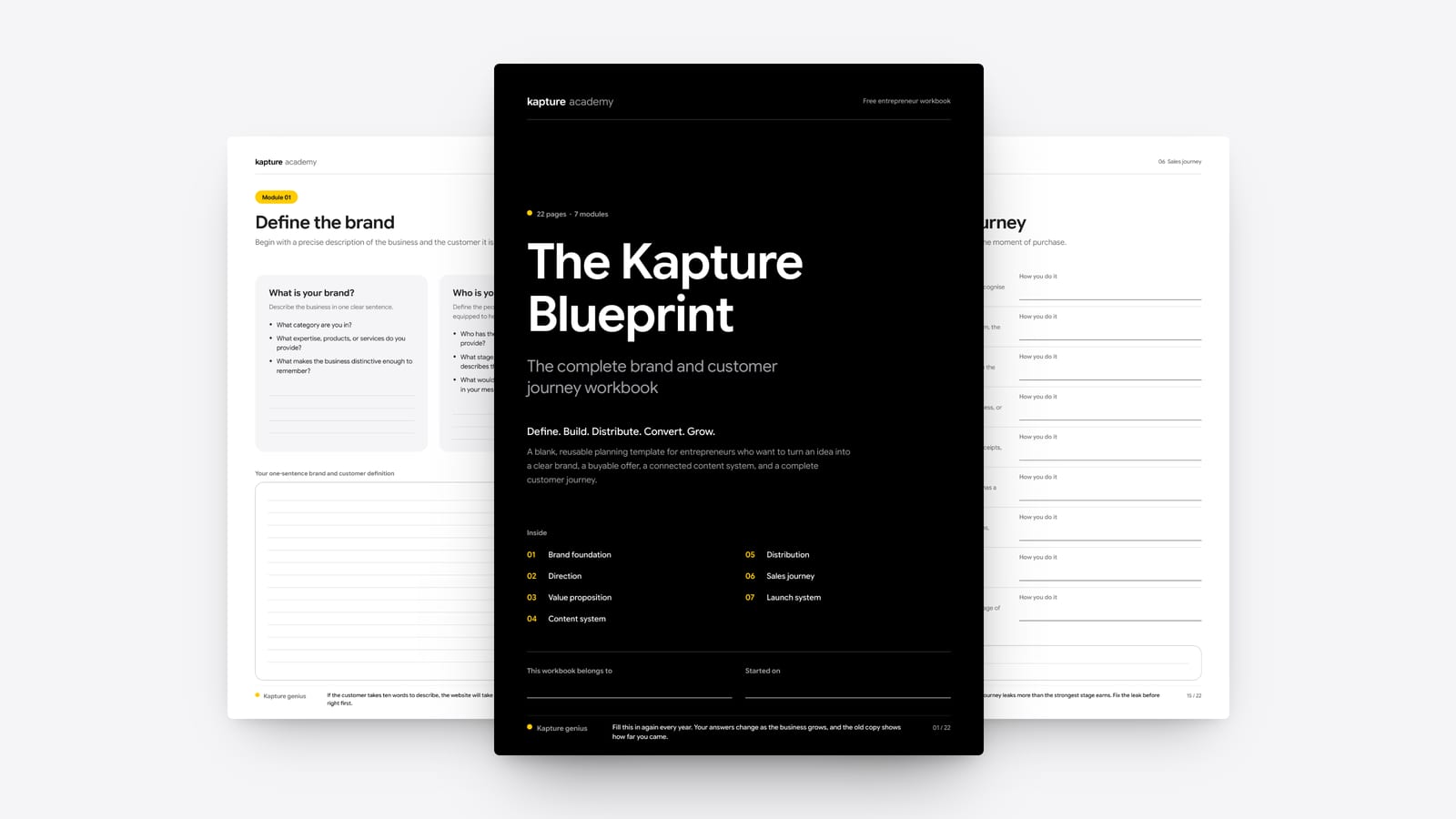 The Kapture Blueprint workbook, 2026