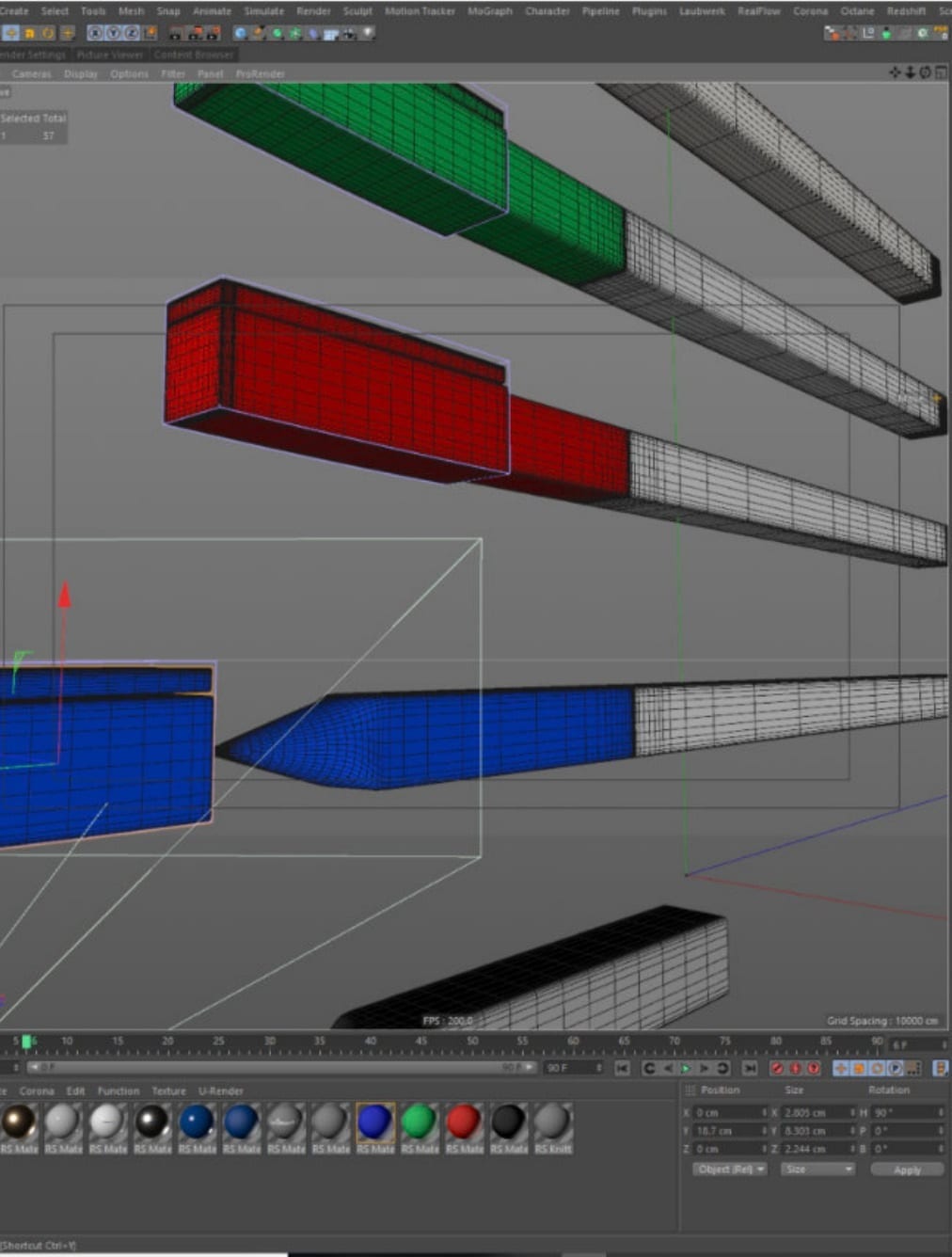 A product modelled in Cinema 4D by Kapture