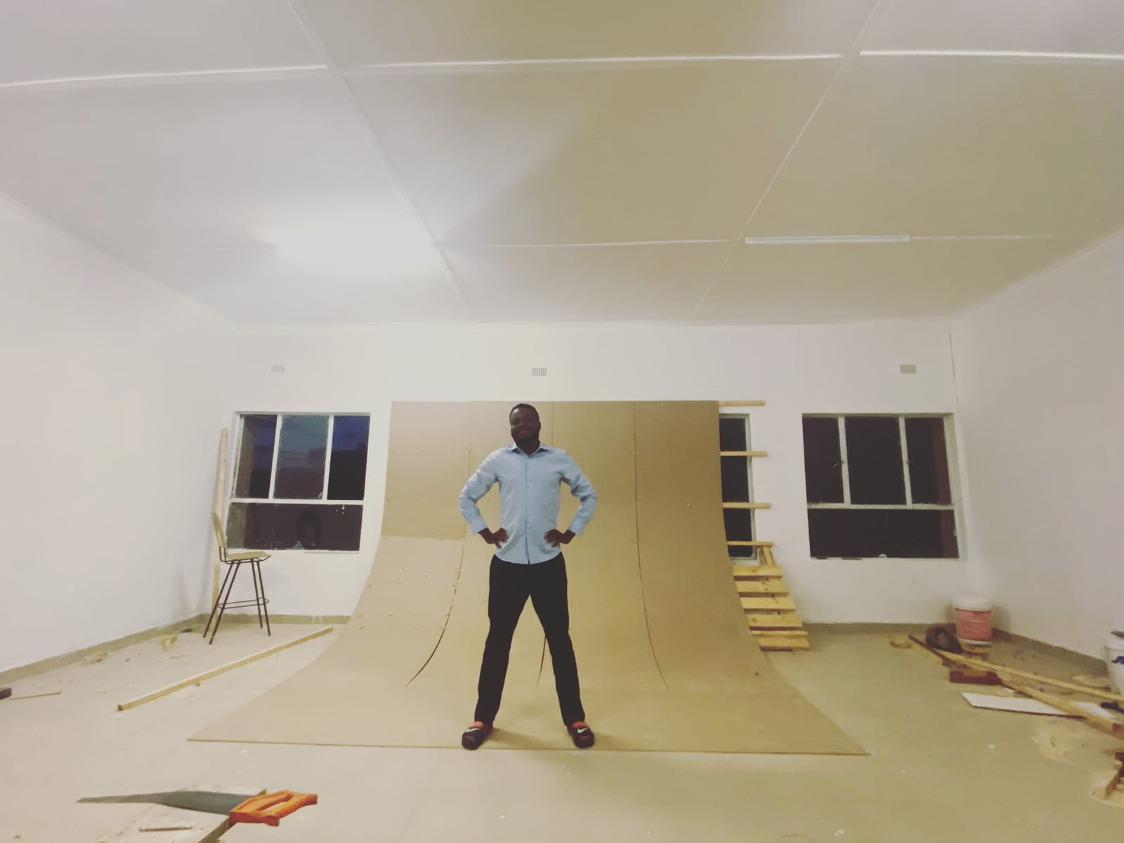 The studio infinity cove, built by hand