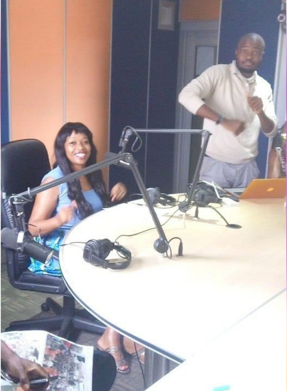 A live radio session
